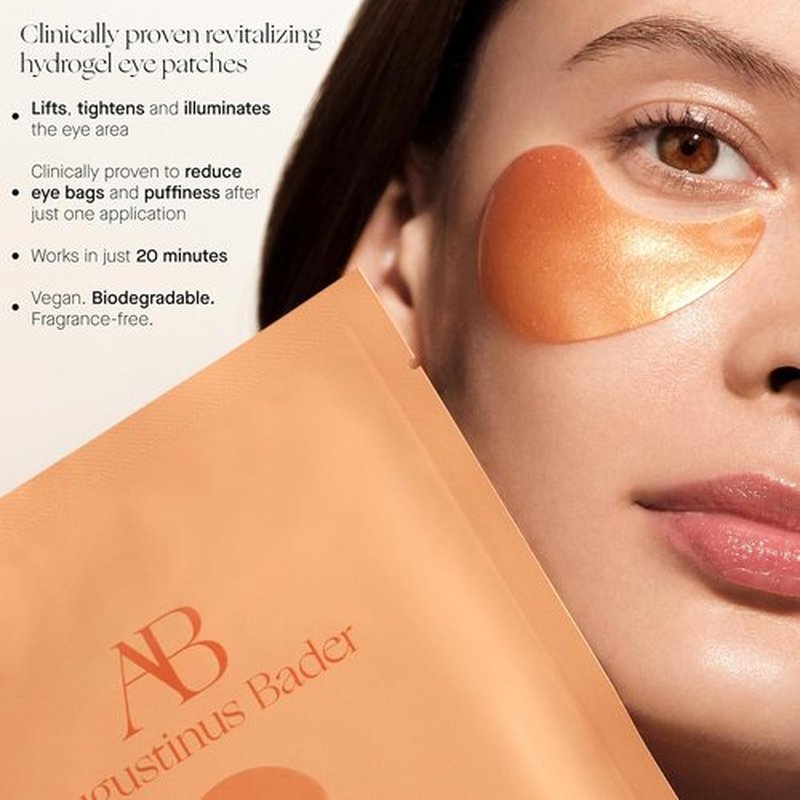 Augustinus Bader Eye Patches - Luxury Hydrating Anti-Aging Treatment for Under Eyes - Reduces Puffiness & Brightens Dark Circles