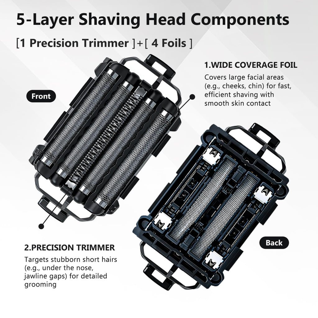 WES9032P Replacement Foil & Blade Set Compatible with ARC5 Shavers, 1-Pack