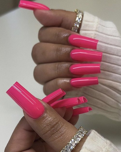 DND DC Gel Polish Set, Pink Collection, UV/LED GelPolish and Air Dry Nail Lacquer, Matching Chip-Free Polish Duo, 279 Coral Bells, 0.5 Fl Oz Each