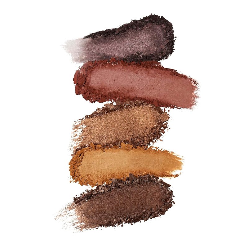 Well People Power Palette Eyeshadow - Five Long-Wear, Hyper-Pigmented Shades | Vegan & Cruelty-Free, Sepia