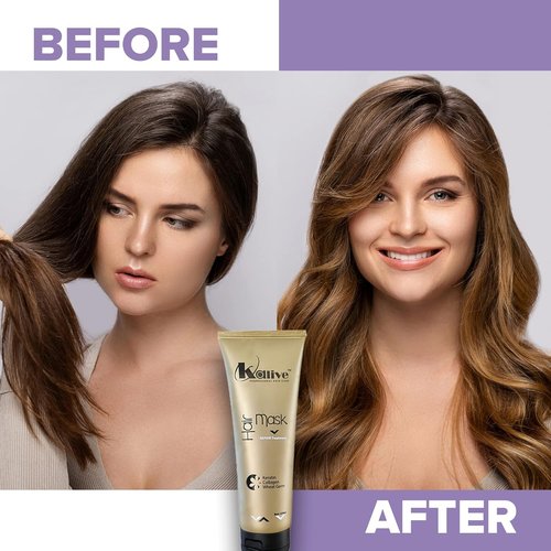 KALIVE Hair Mask - 16 Oz Deep Moisturizing Treatment for Dry & Damaged Hair Care