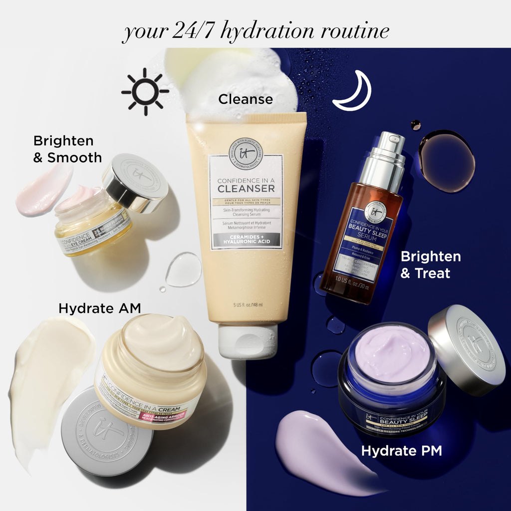 IT Cosmetics Confidence in Your Beauty Sleep - Anti-Aging Night Cream - Visibly Improves Fine Lines, Wrinkles, Dryness, Dullness & Loss of Firmness - With Hyaluronic Acid - 0.47 fl oz