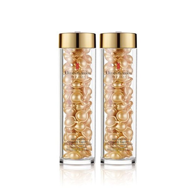 Elizabeth Arden Ceramide Skin Care Set - Advanced Capsules Serum & Cleanser | Hydrating & Nourishing