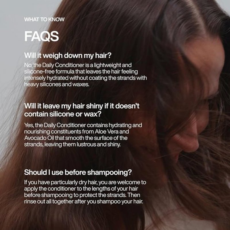 Harklinikken Daily Conditioner - Lightweight Formula That Repairs, Protects & Enhances Manageability