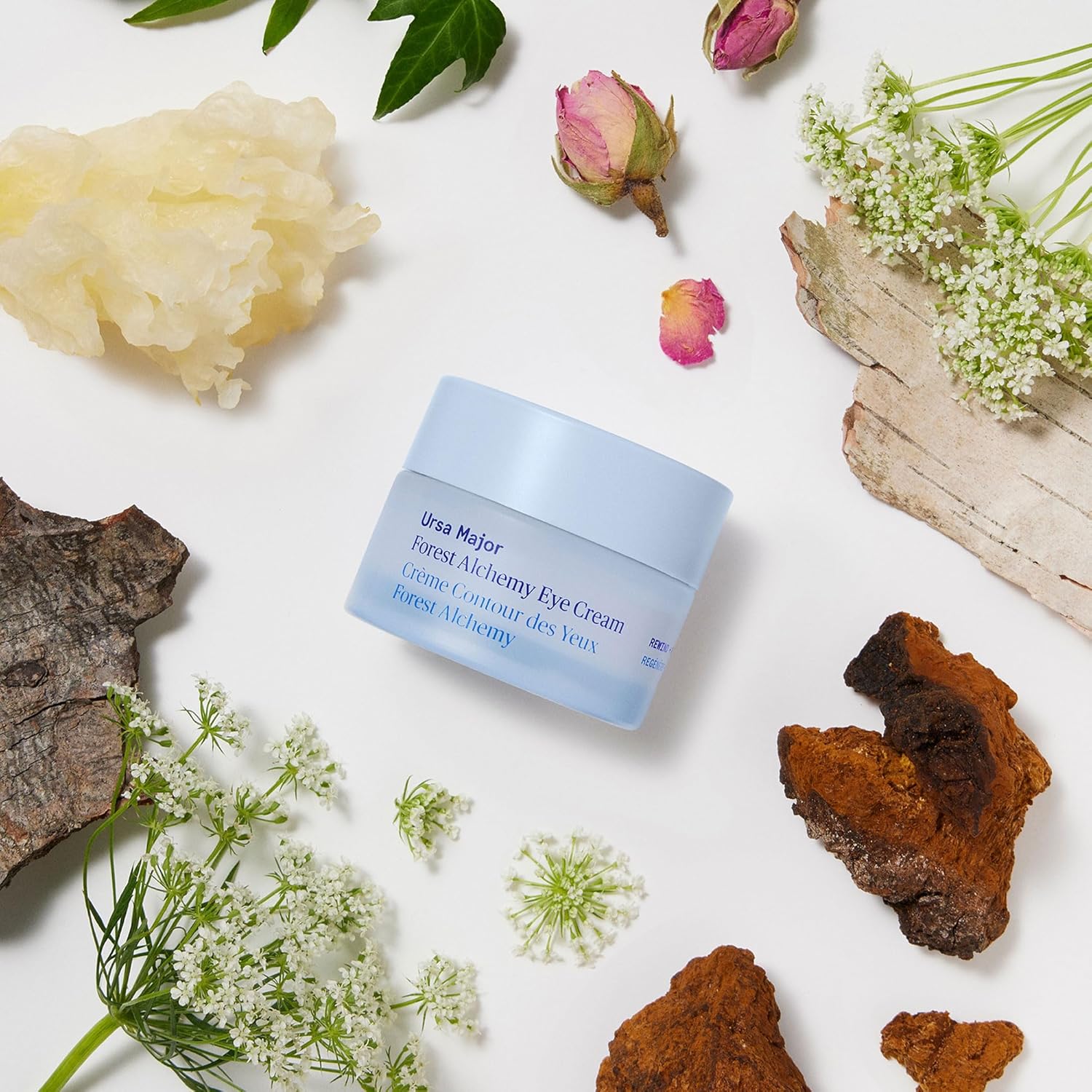 Ursa Major Forest Alchemy Eye Cream - Natural Under-Eye Moisturizer for Dark Circles & Fine Lines | Vegan & Cruelty-Free | 0.50 oz