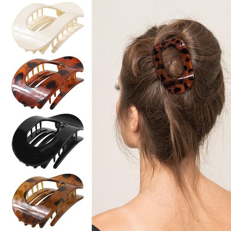 Comott Hair Clips Flat claw clips for women,Non Slip Hair Claw Clips for thick hair and thin hair, French ergonomic hair accessories Set