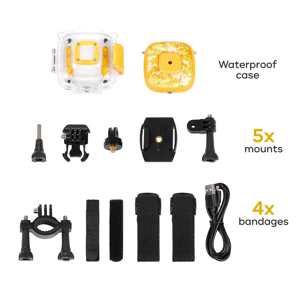 Vivitar Kids Tech - Ultimate Kids Action Camera, Waterproof Digital Action Camera with 5 MP HD Photo and Video, 2 inch Screen, Microphone, Waterproof Case