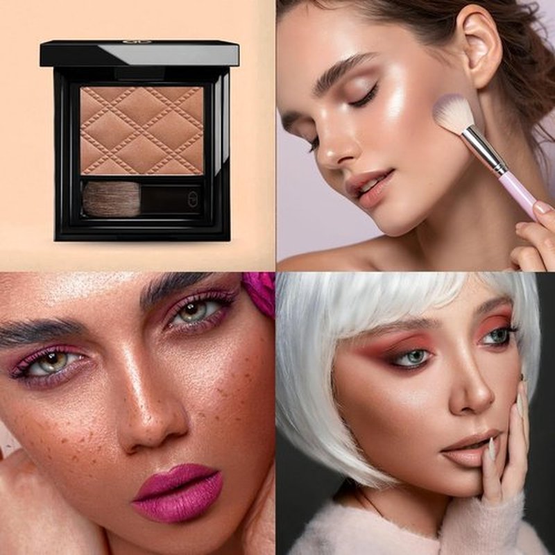GA-DE Idyllic Soft Satin Blush Powder - Silky, Buildable Makeup for Cheeks | 0.28 oz, Perfect for Flushed Look