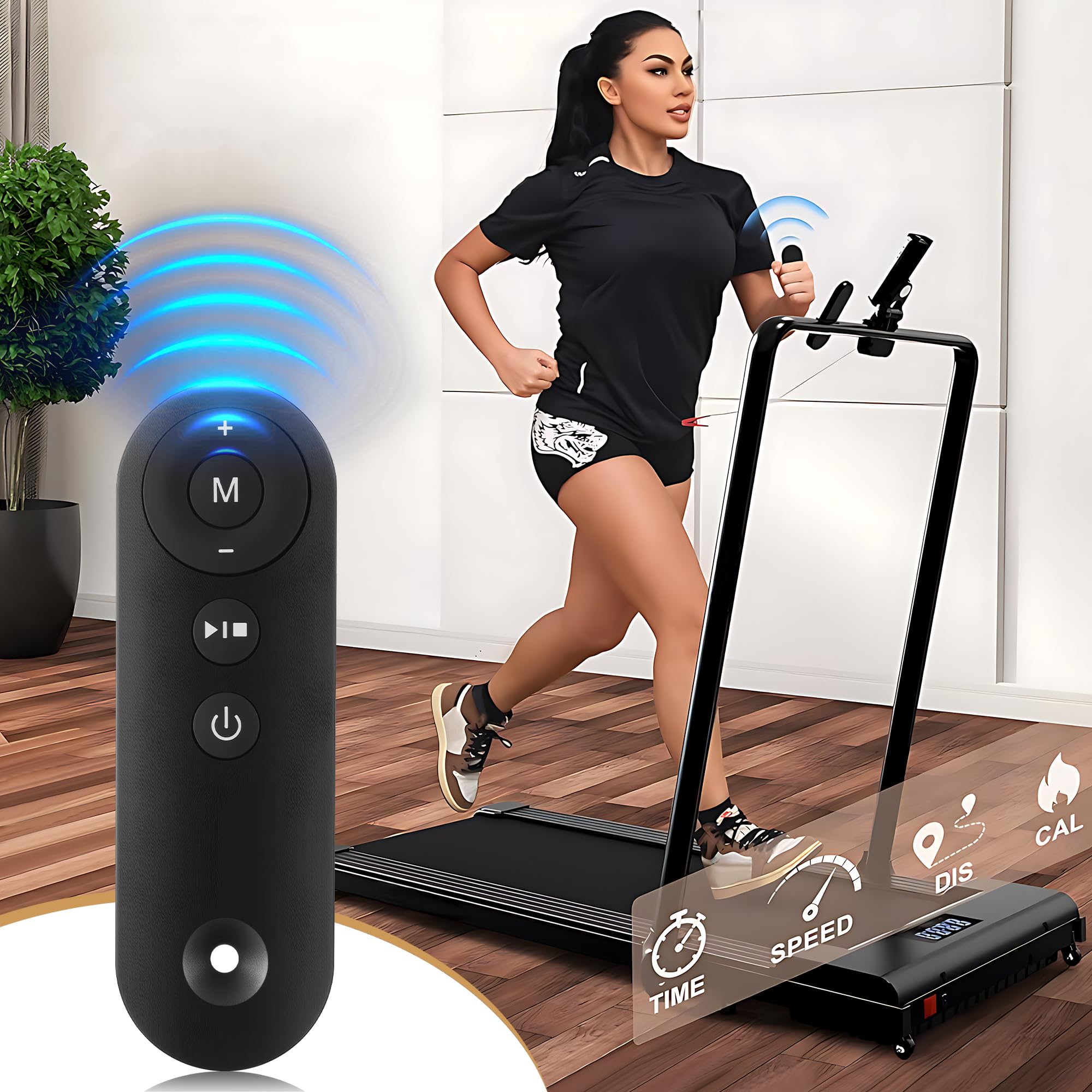 Saillong Walking Pad Remote Replacement Compatible with Model AD-4000 Plus, DK-38AB-1, DK-38AB-2, UT-38AB IY, Treadmill Remote for Home Small Under Desk Treadmill