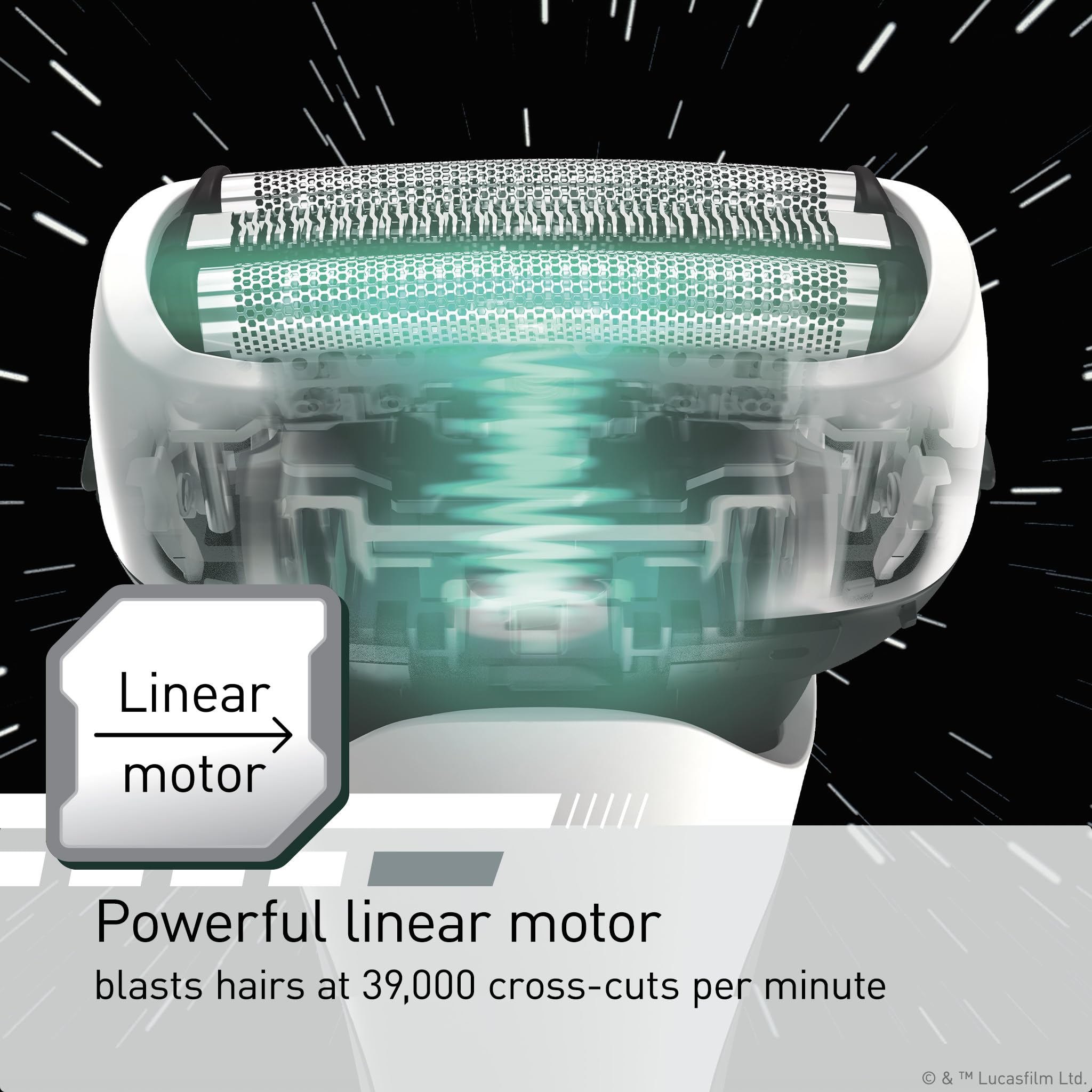 Panasonic Hybrid Wet Dry Shaver, Trimmer & Detailer with Two Adjustable Trim Attachments, Pop-up Precision Detail Trimmer & Shave Sensor Technology,