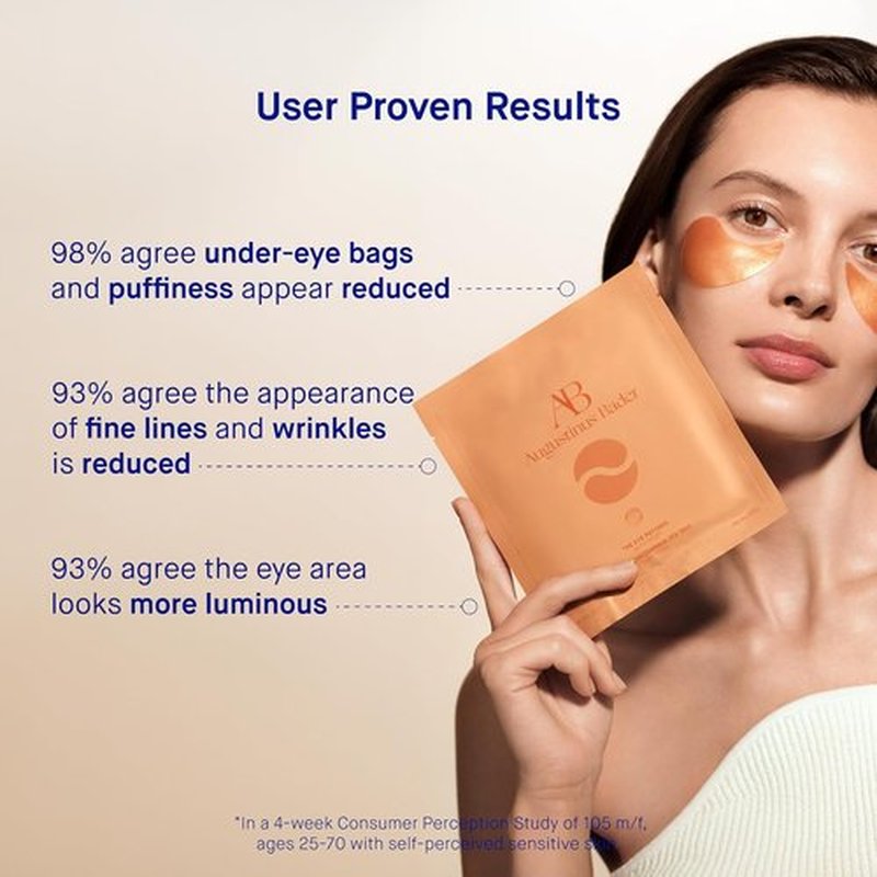 Augustinus Bader Eye Patches - Luxury Hydrating Anti-Aging Treatment for Under Eyes - Reduces Puffiness & Brightens Dark Circles
