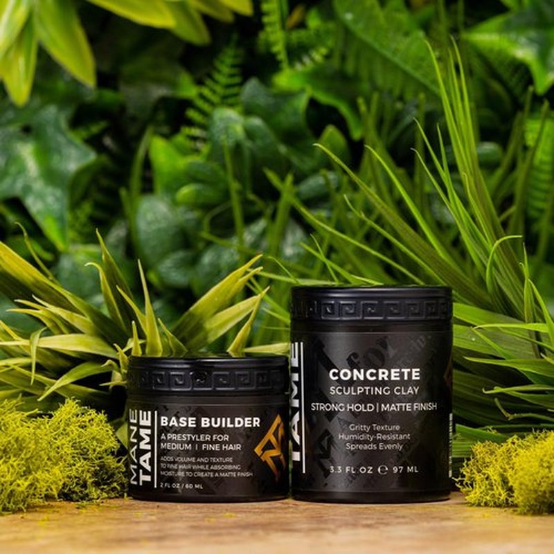 MANE TAME Concrete Sculpting Clay - Strong Hold & Matte Finish | 3.3oz