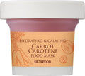 SKINFOOD Carrot Carotene Food Mask, Korean Skincare Wash-Off Mask for Soothing & Moisturizing, Carrot Seed Oil & Beta-Carotene, 120g / 4.23 fl.oz.