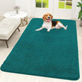 OLANLY Dog Door Mat - Absorbent Non-Slip Mud Mat for Indoor Use | Quick Dry Chenille, 59x35, Lake Blue