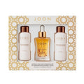 Joon Moisturizing Travel Size Gift Set - Saffron Hair Elixir (1.11 fl oz) & Shampoo/Conditioner (2 fl oz)