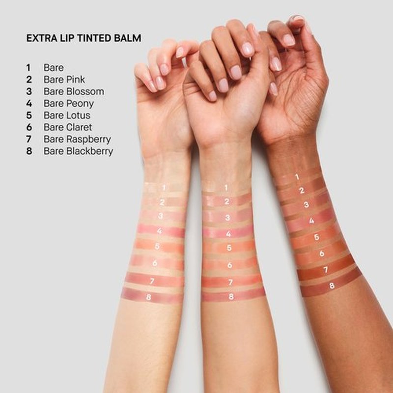Bobbi Brown Extra Lip Tinted Balm | Hydrating Lip Treatment with Plumping + Peptide Technology, 0.08 Ounce, Bare