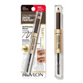 Revlon ColorStay Brow Fantasy, All In One Eyebrow Powder Pencil with Shaping Clear Gel, Gel Infused with Panthenol, Smudge-proof, 16HR Visibly Full Brows, 004 Dark Brown