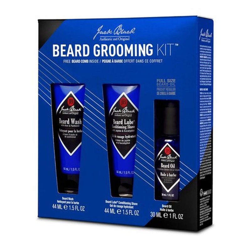 Jack Black Beard Grooming Kit - Ultimate Care for a Well-Maintained Beard | All-In-One Set