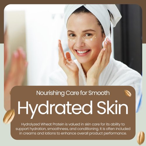 Talsen Chemicals Hydrolyzed Wheat Protein (4 Oz / 118 mL) Hydrolyzed Wheat Protein Liquid Cosmetic Grade Ingredient for Hair Strength and Moisture for Hair and Skin Care Formulations