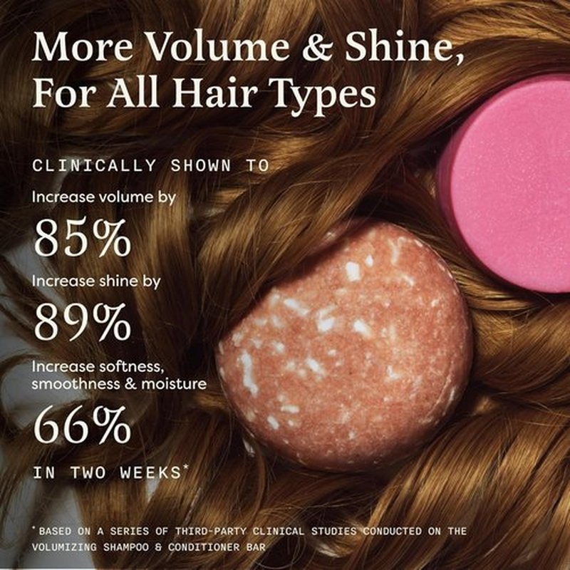 The Earthling Co. Shampoo Bar - Strengthen & Volumize All Hair Types - Natural Vegan Formula (Vanilla Coconut, 3 oz)