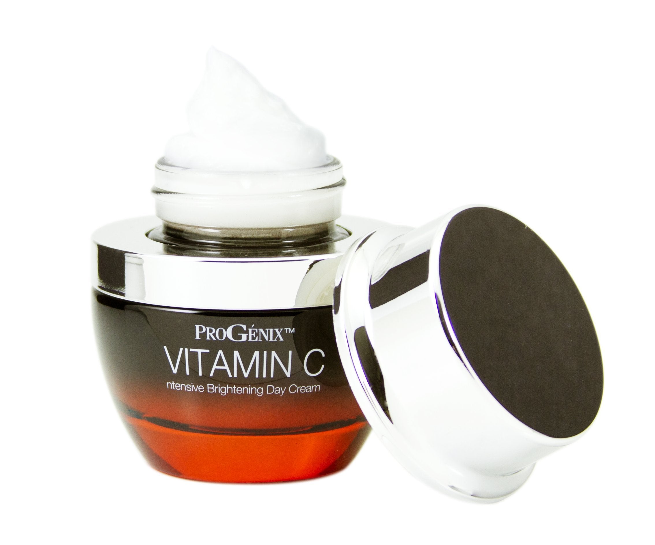 Progenix Vitamin C Face Cream Moisturizer Skin Care Facial Lotion, Potent Vitamin C Gel Cream For Face Targets Dry Skin, Age Spots, Wrinkles, Hyperpigmentation, & Sun Damaged Skin, 1 Oz