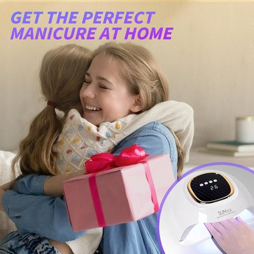 248W UV Nail Lamp Gel Nail Lamp UV Dryer with 63 Beads for Gel Nails LED Nail Lamp, Automatic Sensor and 4 Timer Settings Perfect for Home and Salon Use Professional Quality Nail Dryer (C4)