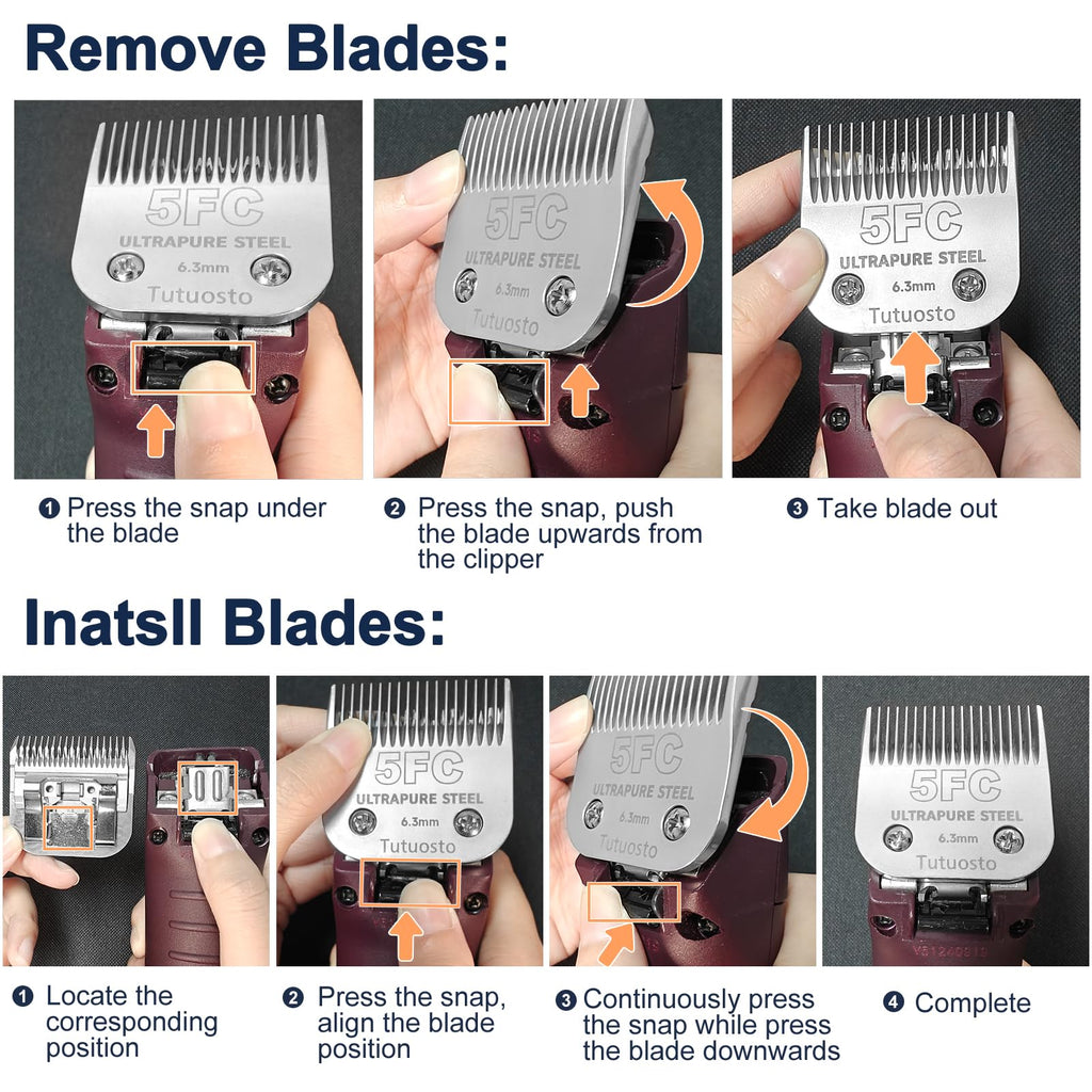5FC Clipper Blade Compatible with Andis, Wahl and Oster Dog Clippers