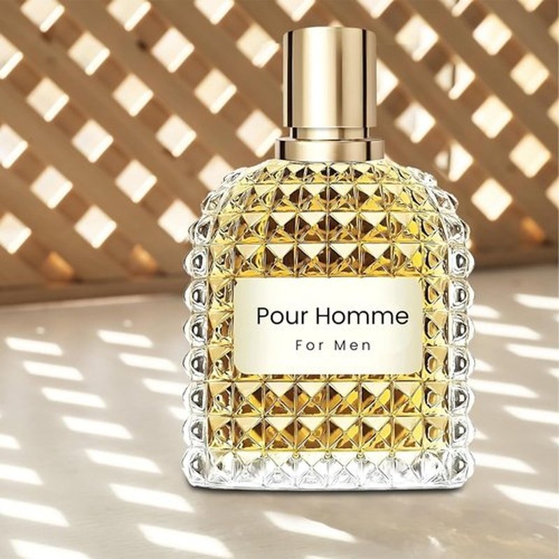 A CENTER Men's Cologne Gift Set - Luxury Eau de Toilette | Vanilla Bourbon, Leather & Amber | 3.4 Fl Oz Each