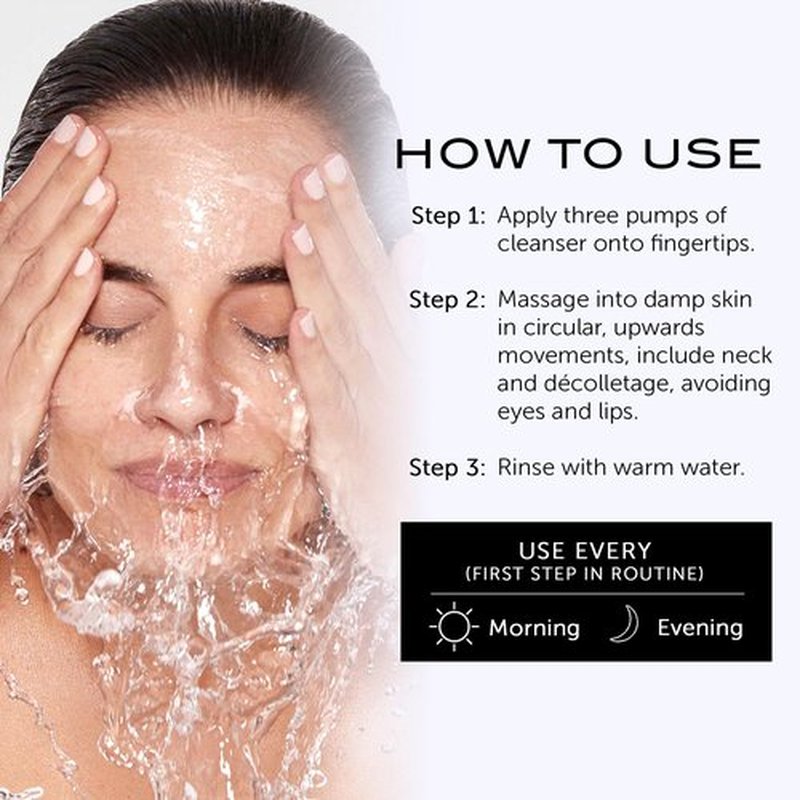 111SKIN Black Diamond Vitamin C Cleanser Face Wash for All Skin Types, Foaming Facial Cleanser with Peptidic Microalgae Complex for Dull Uneven Skin Tone & Dark Spots 3.4 fl oz