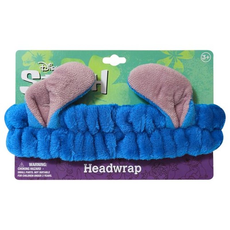 LUV HER Lilo & Stitch Girls Headbands - One Size Fits All, Soft Stretchy Fabric - The Stitch - Fun Fashion Accessory, Ages 3+