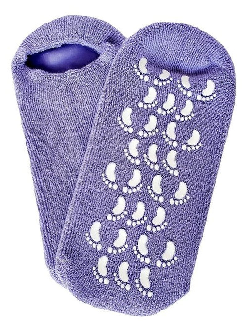 RUCCI Moisturizing Gel Booties, Assorted colors (Pink/Green/Purple), 2 count