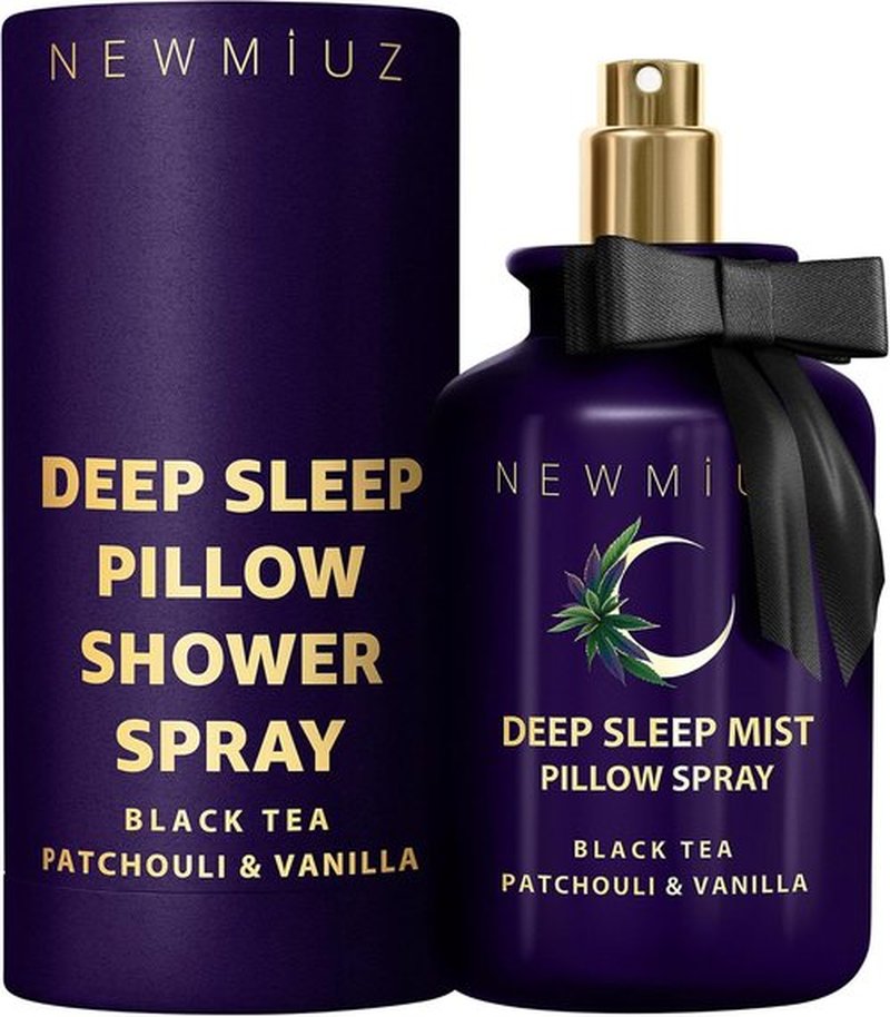 Skiennix Deep Sleep Pillow Spray - Natural Aromatherapy Mist for Relaxation & Stress Relief | Patchouli, Black Tea & Vanilla