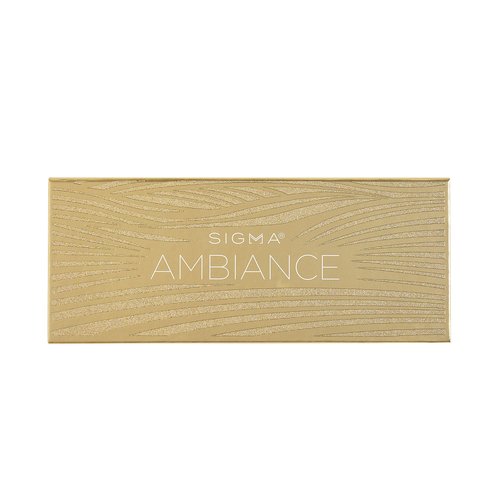 Sigma Beauty Ambiance Eyeshadow Palette | Luminous, Neutral and Gold Shades | Summer Vibes, Mirror Included
