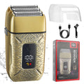 Dumite Electric Shavers for Men,Waterproof Powerful Motor Electric Razor,Head Shavers for Bald Men,Triple Foil Beard Trimmer,Barber Supplies LED Displays & USB Charging Shaver, Gifts