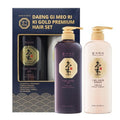 Daeng Gi Meo Ri - Ki Gold Premium Shampoo 26.3 FL OZ and Treatment 26.3 FL OZ Blue Box Set, Promotes Healthy Hair Growth, Scalp Stimulant, Prevents Hair Loss, Box Color may vary(red, blue, gold).
