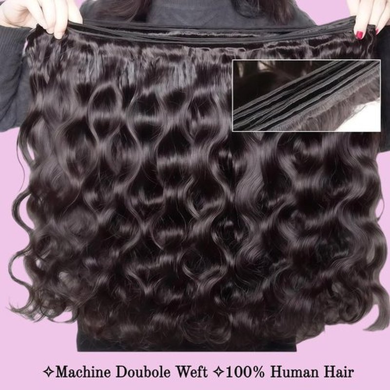 AZONA 16A Real Raw Bundles Body Wave Human Hair,No Tangle No Shedding Body Wave Bundles Human Hair,Triple Lifespan Over Regular Virgin Hair Bundle,Silky And Soft 24 Inch