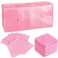 Maitys 1000 Pieces Eyelash Extension Glue Wipes Eyelash Glue Cleaner Non Woven Fabric Wipes Lash Supplies Accessories Tools for Extension Nail Polish Bottle(Rose Red)