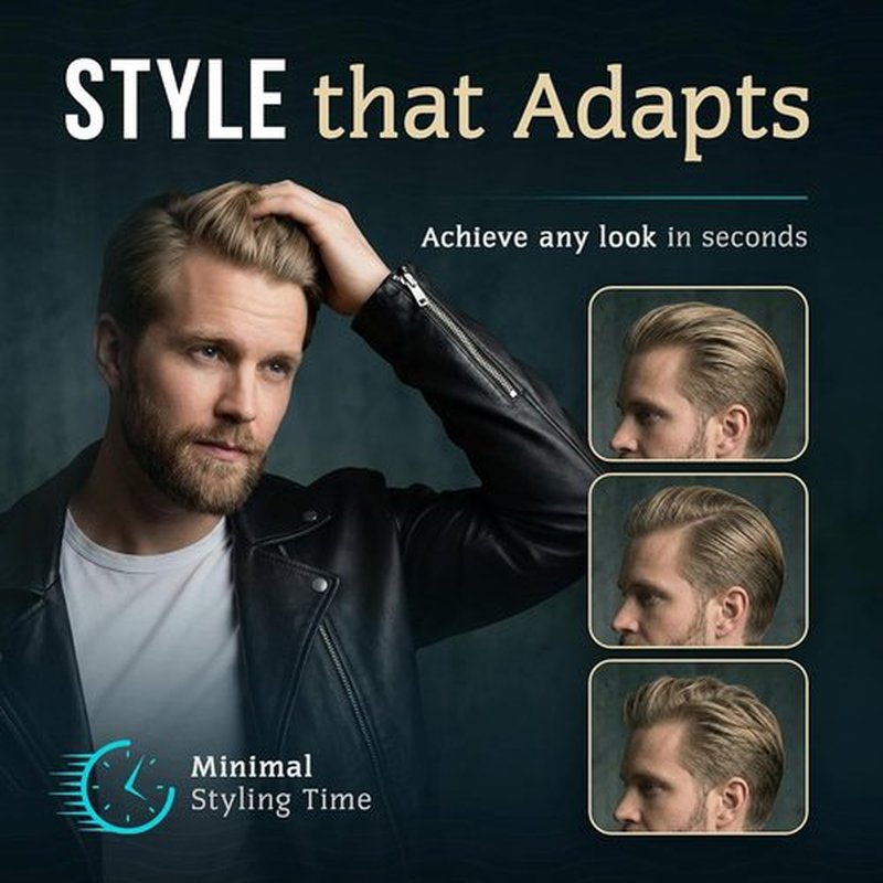 Smooth Viking Medium Hold Pomade - Water-Based Hair Cream for All Hair Types - 2oz Made in USA