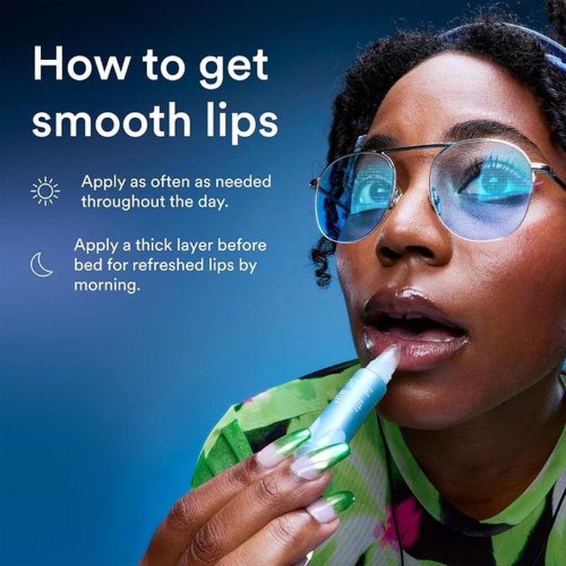 Experiment Softwear Smoothing Lip Treatment Balm - 24HR Hydration with Squalane & Pomegranate - Vegan Formula for Extra Dry Lips - 0.34 FL OZ