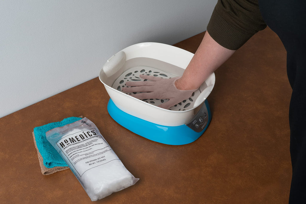 Homedics Paraffin Wax Refill for Paraffin Bath, 2 lb Unscented & Fragrance-Free Wax for Hands & Feet, Moisturizing Spa Treatment, No Dyes