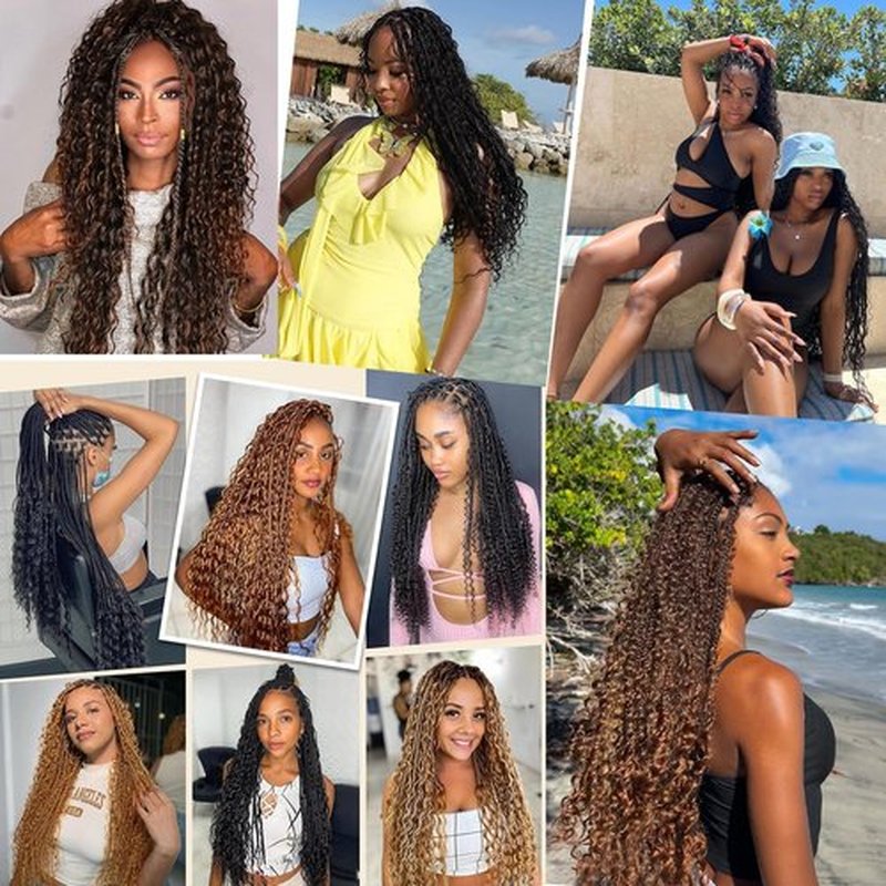 Fabimiya 12A Human Hair Bulk 24Inch Deep Wave bulk human braiding hair for boho braids 100% Unprocessed Brazilian Virgin Human Hair Extensions Quick Weave Human Hair Grey Color