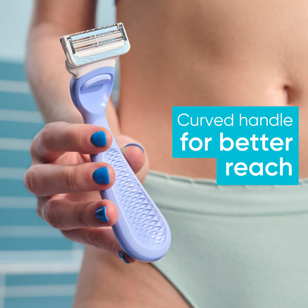 Gillette Venus Intimate Grooming Women's Razor Blade Refills, 4 CT