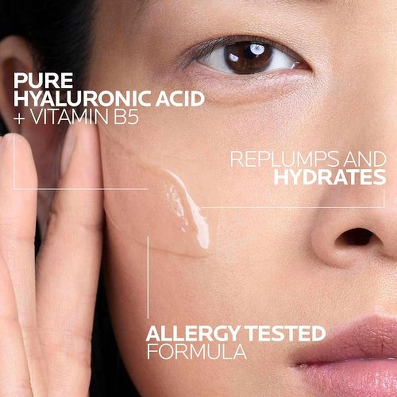 La Roche-Posay Toleriane Purifying Cleanser & Double Repair Moisturizer | Hyalu B5 Serum Set