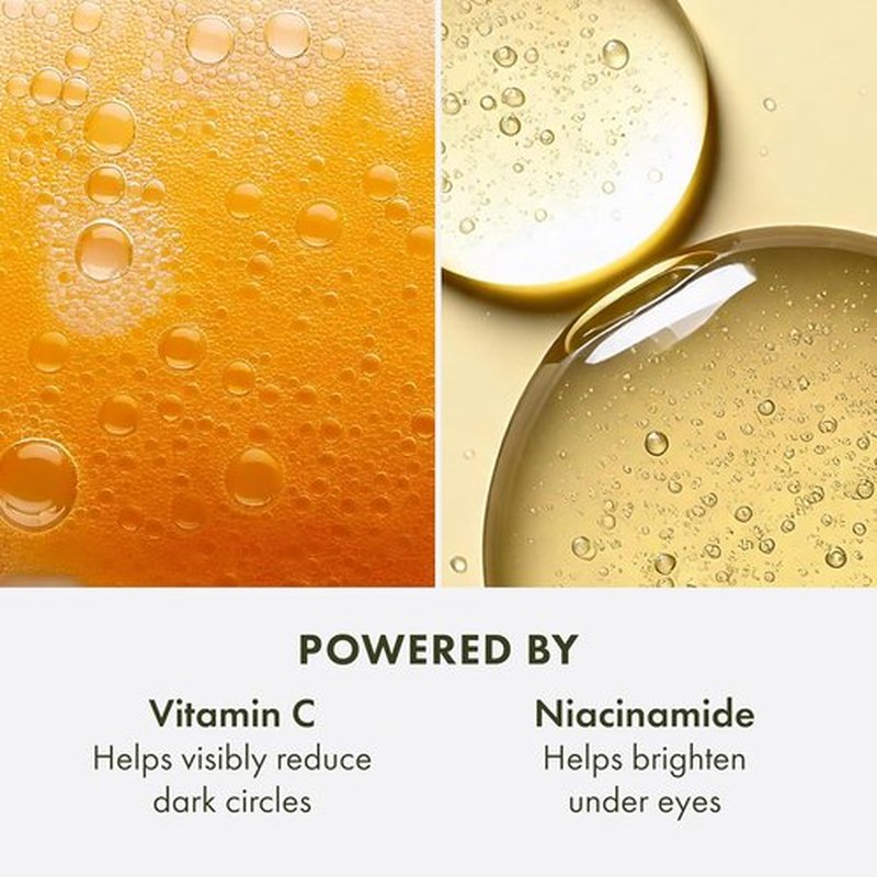 Origins GinZing Brightening Eye Cream - Reduces Dark Circles with Vitamin C & Niacinamide | 0.5 Fl Oz