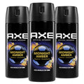 AXE Fine Fragrance Collection Body Spray 3 Count Midnight Amber 72 Hour Freshness Aluminum Free 2.9 oz