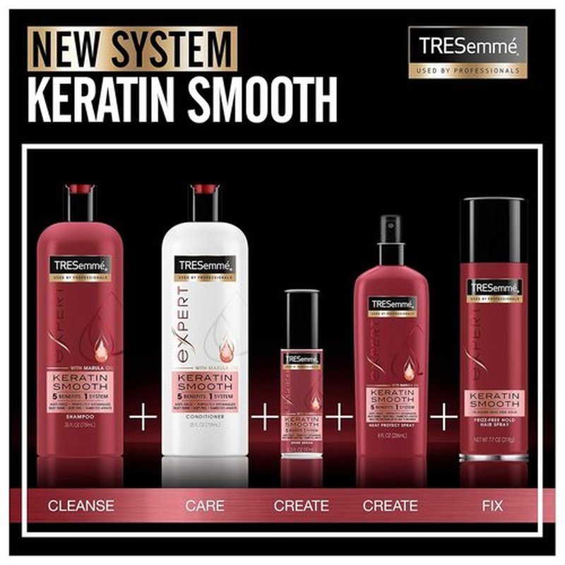 Tresemme Keratin Smooth Heat Defense Spray - Protects Hair From Heat Damage | 8 Ounce