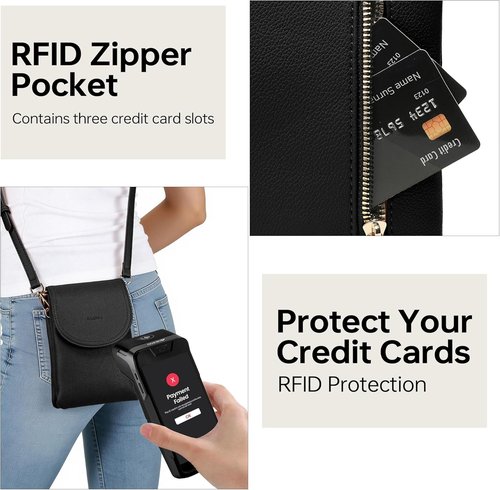 Skiennix Small Crossbody Bag for Women - Adjustable Strap Mini Cell Phone Purse | Daily Use Handbag