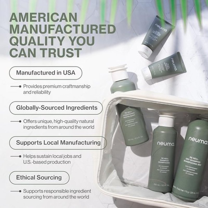 NEUMA Re Neu Shampoo - Revitalize & Nourish Hair | Sulfate-Free Formula for All Hair Types