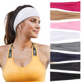 Headbands for Women – 8 Pack Wide Elastic Hair Bands, Soft Stretchy Non-Slip Sweatbands for Workouts, Yoga, Washing Face & Daily Wear