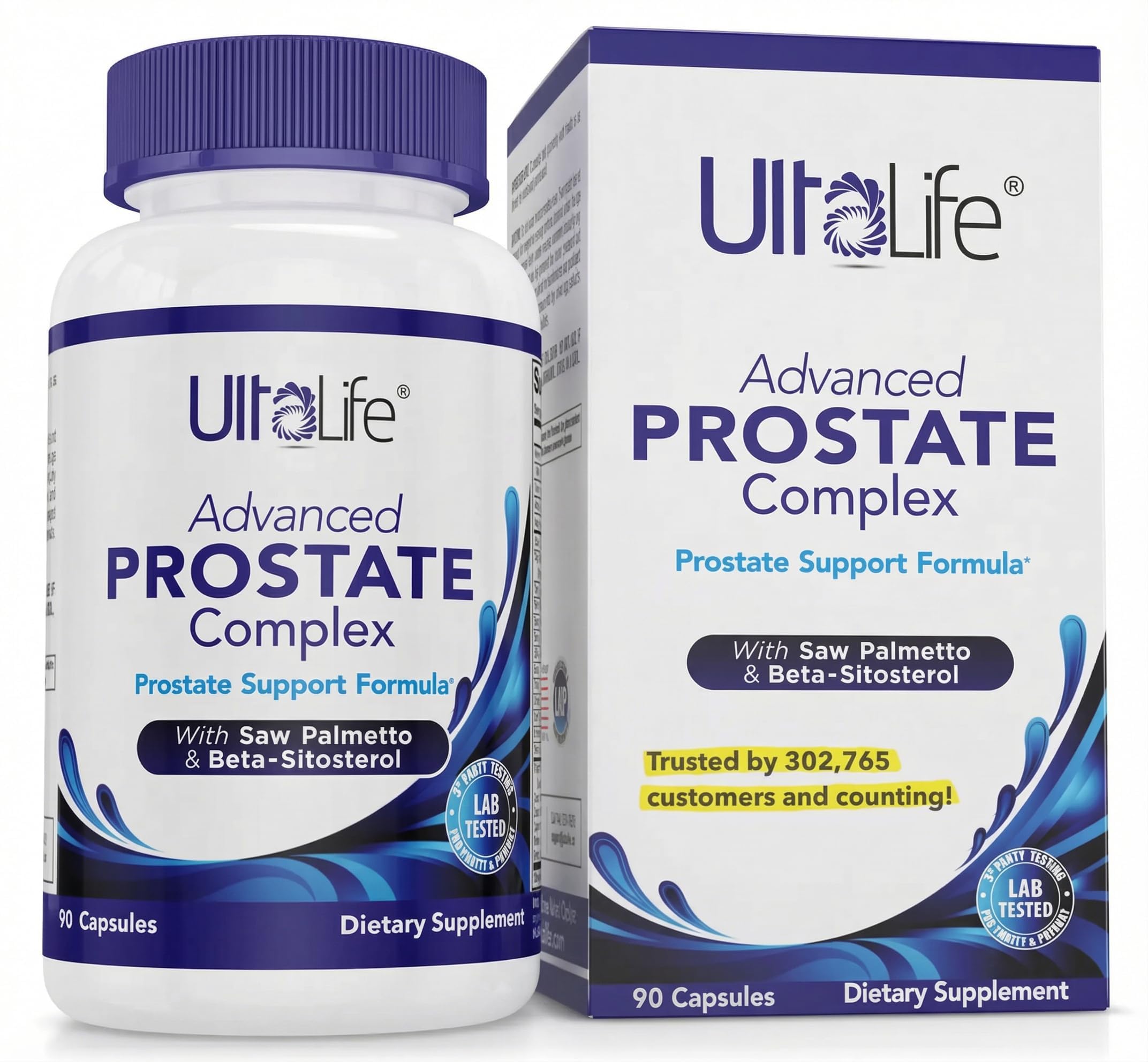 Advanced Saw Palmetto Prostate Supplement for Men with Beta Sitosterol Promotes Urinary Comfort, Sleep Quality & Prostate Health 90 Capsules